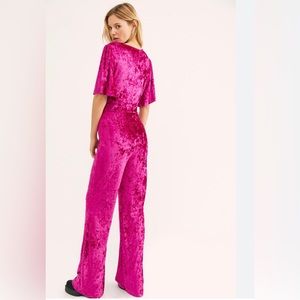 Velvet free people jumpsuit in XS